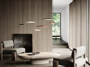 Design for the peoples artist lampe i en farveblanding der skaber en varm og eksklusiv stemning.